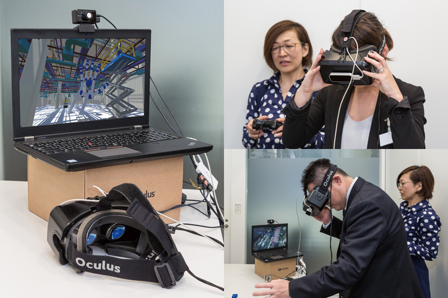 モバイルワークテーション P50と「Oculus Rift + Leap Motion」を組み合わせたVRシステムを体験