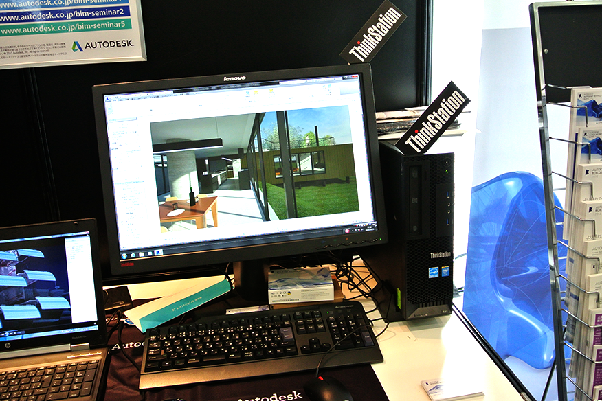 Autodesk RevitデモにThinkStation E31 SFFを利用