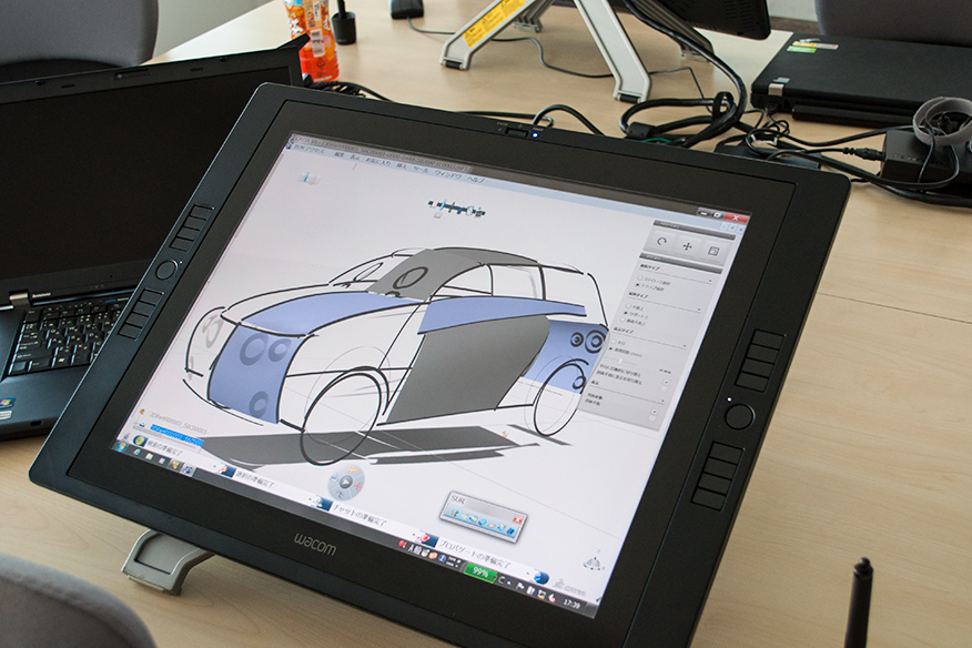 ThinkPad W520×Cintiqなら、CATIAのスケッチ機能「ナチュラルスケッチ」も快適だ