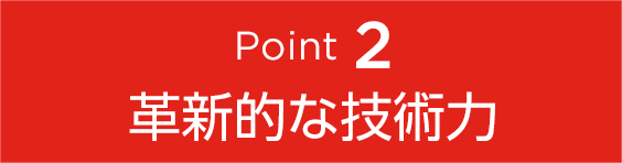 Point2 革新的な技術力