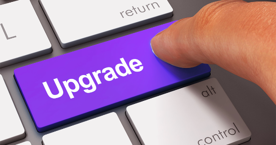 アップグレードは時間に余裕をもって対応しましょう