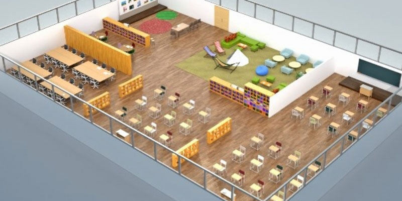 レノボ  メタバース スクール - 空間デザインによる支援