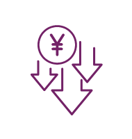 初期投資・資産リスクを削減